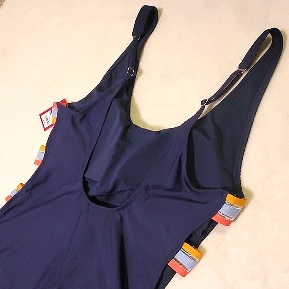SO Junior's Strappy Side One-Piece Swimsuit - Picture 6 of 6